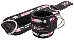 Power System 3470PI Kotníkové adaptéry na posilovací stroje Ankle Straps Camo růžové