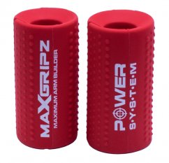 Power System 4056RD Barbell Grip Adapters Max Gripz M - Red