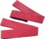 Power System 3320RD Leather Lifting Straps For Deadlifts - Red