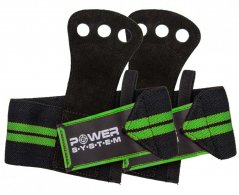 Power System 3330GN Crossfit Grips For Gymnastic Bars - Green