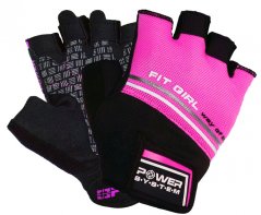 Power System 2920PI Dámské fitness rukavice na posilování Fit Girl Evo růžové