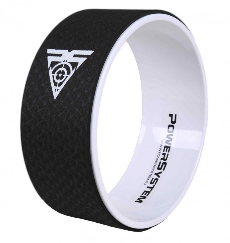 Power System 4085WT Válec na jógu Yoga Wheel Pro bílý