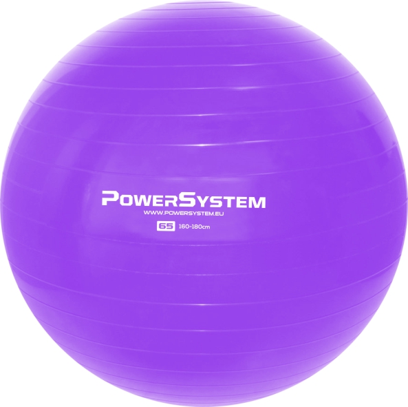 POWER SYSTEM Gymnastický míč na cvičení Pro Gymball 65cm - Farba: Fialová