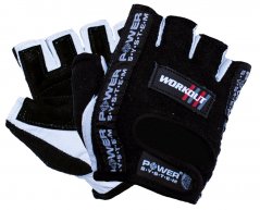 Power System 2200BK Fitness Gloves For Weightlifting Workout - Black