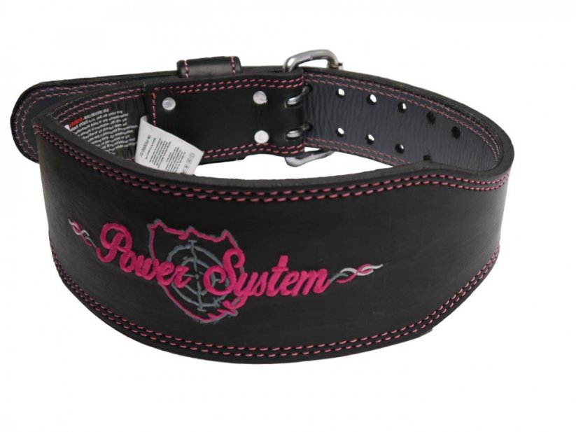 POWER SYSTEM Womens Weightlifting Belt Bella Power - Black - Color: Black, Size: S