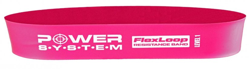 Power System 4061PI Guma na posilování Flex Loop Band Level 1 růžová