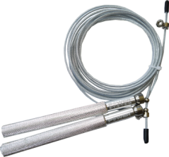 Power System 4064AA Hliníkové švihadlo Ultra Jump Rope stříbrné