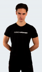 Czech Power CP11BK Fitness tričko Czech Power Classic Tee černé 1 Czech Power CP11BK Fitness tričko Czech Power Classic Tee černé 1