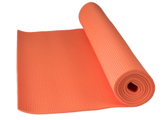 POWER SYSTEM Exercise Mat Fitness Yoga Mat - Color: Orange