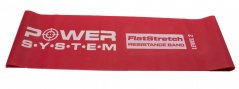 Power System 4122RD Guma na cvičení Flat Stretch Band Level 2 červená
