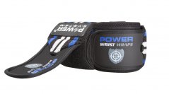 Power System 3500BU Weightlifting Wrist Wraps With Thumb Loop - Blue