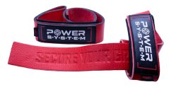 POWER SYSTEM Durable Leather Straps For Deadlifts