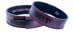 POWER SYSTEM Fitness opasek Full Power s rychouzavírací přezkou červený
