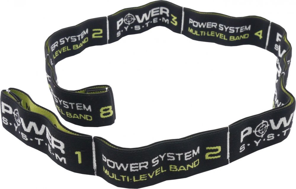 Power System Exercise Multilevel Resistance Band Black