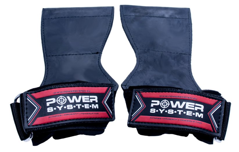 Power System 3340BK Posilovací gripy na hrazdu Versatile Lifting Grips černé