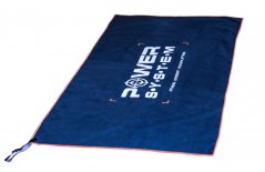 POWER SYSTEM Microfibre Bench Gym Towel - Blue 100x50 cm
