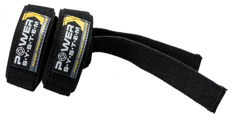 Power System 3400YW Posilovací trhačky na mrtvý tah Power Straps žluté