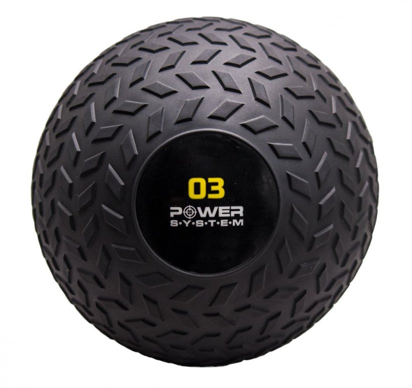 Power System 4114BK Posilovací míč Slam Ball 3kg černý