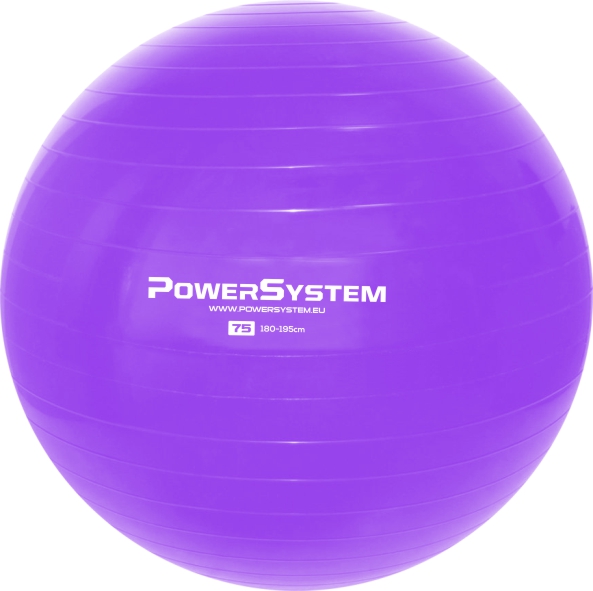 POWER SYSTEM Gymnastický míč na cvičení Pro Gymball 75cm - Barva: Fialová