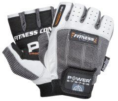 Power System 2300WG Fitness rukavice na posilování Fitness šedobílé