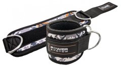 Power System 3470BN Kotníkové adaptéry na posilovací stroje Ankle Straps Camo hnědé