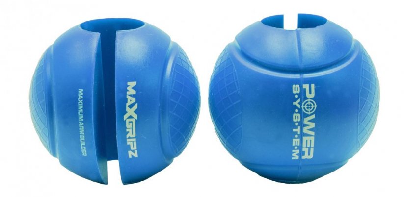 POWER SYSTEM Barbell Grip Adapters Globe Gripz - Color: Blue