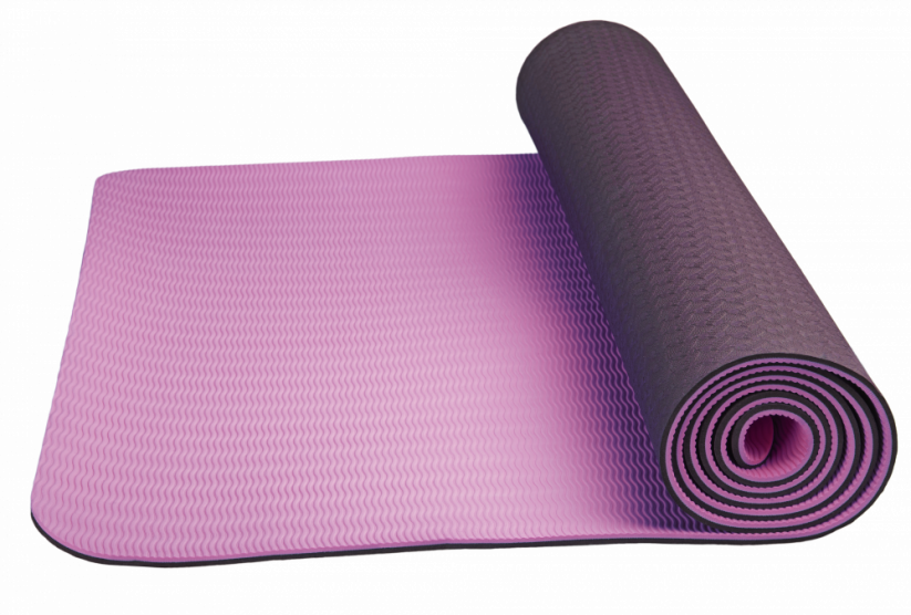 POWER SYSTEM Podložka na jógu Yoga Mat Premium - Barva: Růžová