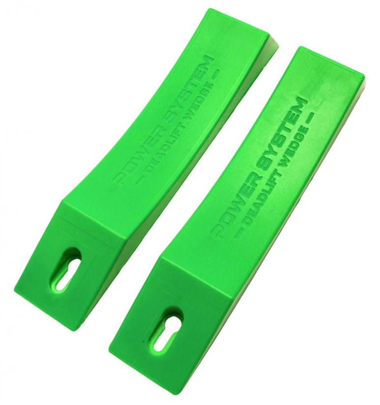 Power System 4068GN Barbell Insert Deadlift Wedge - Green