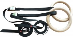 Power System 4048AA Wooden Gymnastic Rings