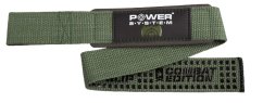 Power System 3440GN Heavy Duty Lifting Antislip X Combat Straps - Green
