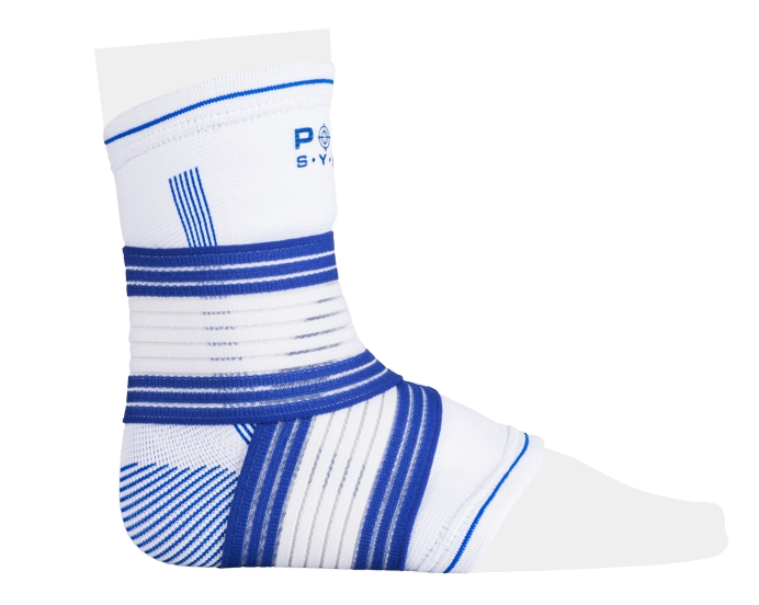 Power System 6009WT Elastické bandáže na kontníky Ankle Support Pro bílé