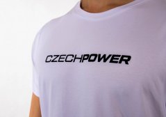 Czech Power CP11WT Fitness tričko Czech Power Classic Tee bílé 2