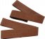 Power System 3320BN Leather Lifting Straps For Deadlifts - Brown