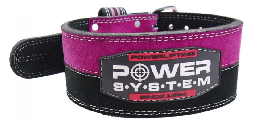POWER SYSTEM Dámský fitness opasek Strong Femme růžový - Barva: Růžová, Velikost: S