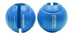 Power System 4058BU Barbell Grip Adapters Globe Gripz - Blue