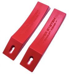 Power System 4068RD Klíny na činku Deadlift Wedge červené