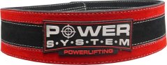 Power System 3840RD Fitness opasek s přezkou na posilování Stronglift červený 1