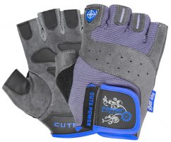 Power System 2560BU Dámské fitness rukavice na posilování Cute Power modré