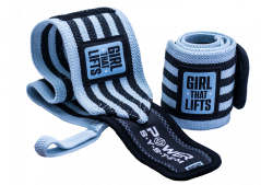 POWER SYSTEM dámské posilovací bandáže na zápěstí Wrist Wraps GTL modré