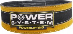 Power System 3840YW Fitness opasek s přezkou na posilování Stronglift žlutý