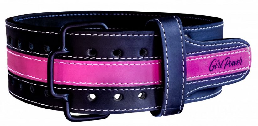 POWER SYSTEM Womens Powerlifting Belt Girl Power - Pink - Size: L