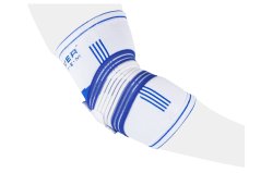 Power System 6007WT Elbow Support Pro With Strap - White