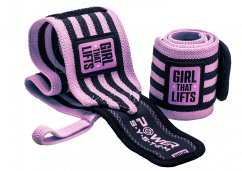 POWER SYSTEM Women's Weightlifting Wrist Wraps GTL - Pink