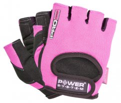 Power System 2250PI Fitness rukavice na posilování Pro Grip růžové