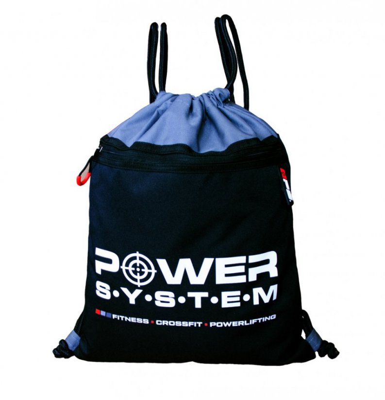 Power System 7011BG Sportovní vak na záda Gym Sack Alpha černý