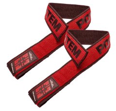 Power System 3401RD Posilovací trhačky na mrtvý tah Duplex Straps červené