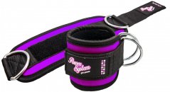 Power System 3450PU Womens Ankle Straps For Cable Machines Gym Babe - Purple