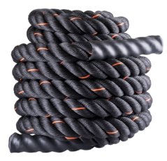 Power System 4047BK Posilovací lano Battle Rope 12m černé