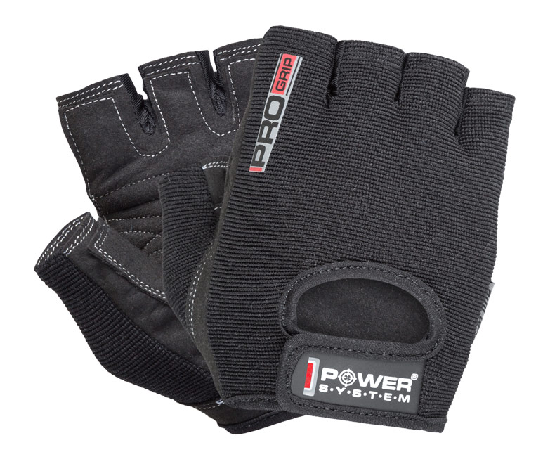 Power System 2250BK Fitness Gloves For Weightlifting Pro Grip - Black
