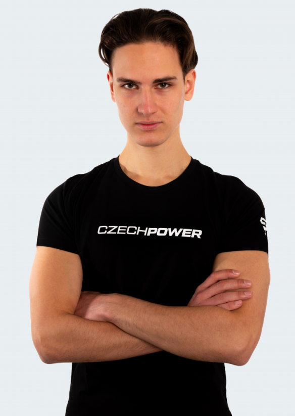 Czech Power CP11BK Fitness tričko Czech Power Classic Tee černé 2